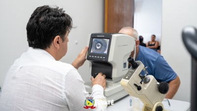 Prefeitura através da secretaria de saúde realiza atendimentos com médico oftalmologista.