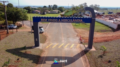 Inaugurado o Novo Portal de Entrada de Herculândia. 