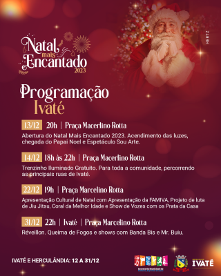 Natal mais Encantado Ivaté 2023 